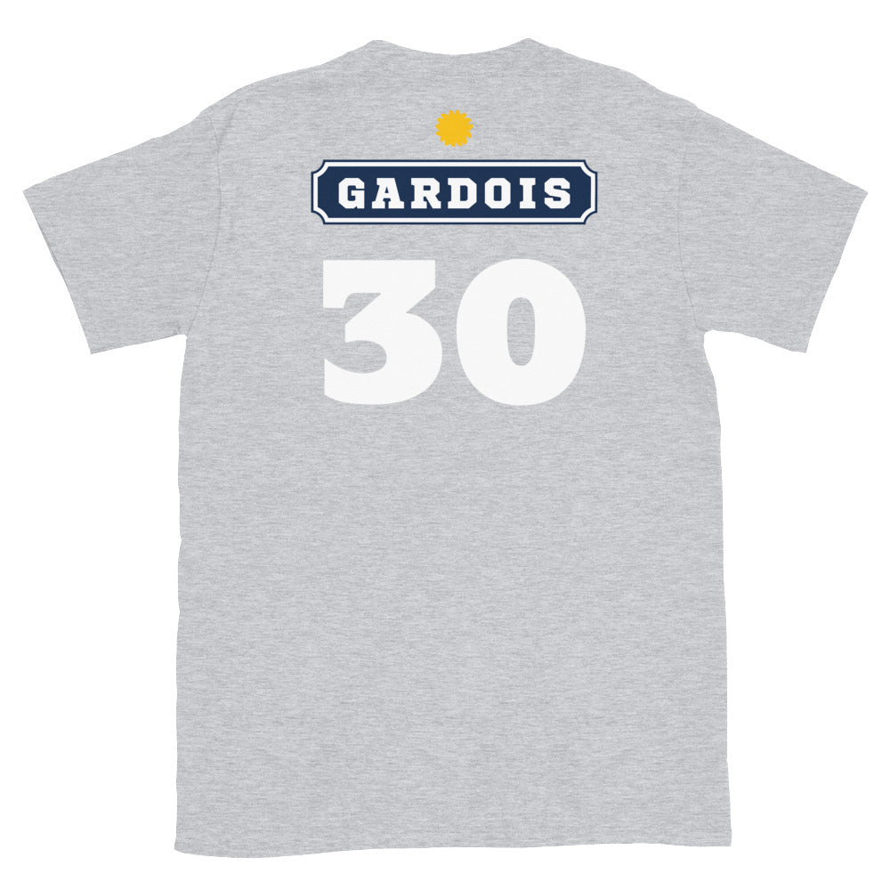 T-shirt Gardois Pastis 30 gris foncé chiné - design humoristique local