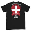 T-shirt Haut Savoyard noir - Je ne suis pas parfait mais... face