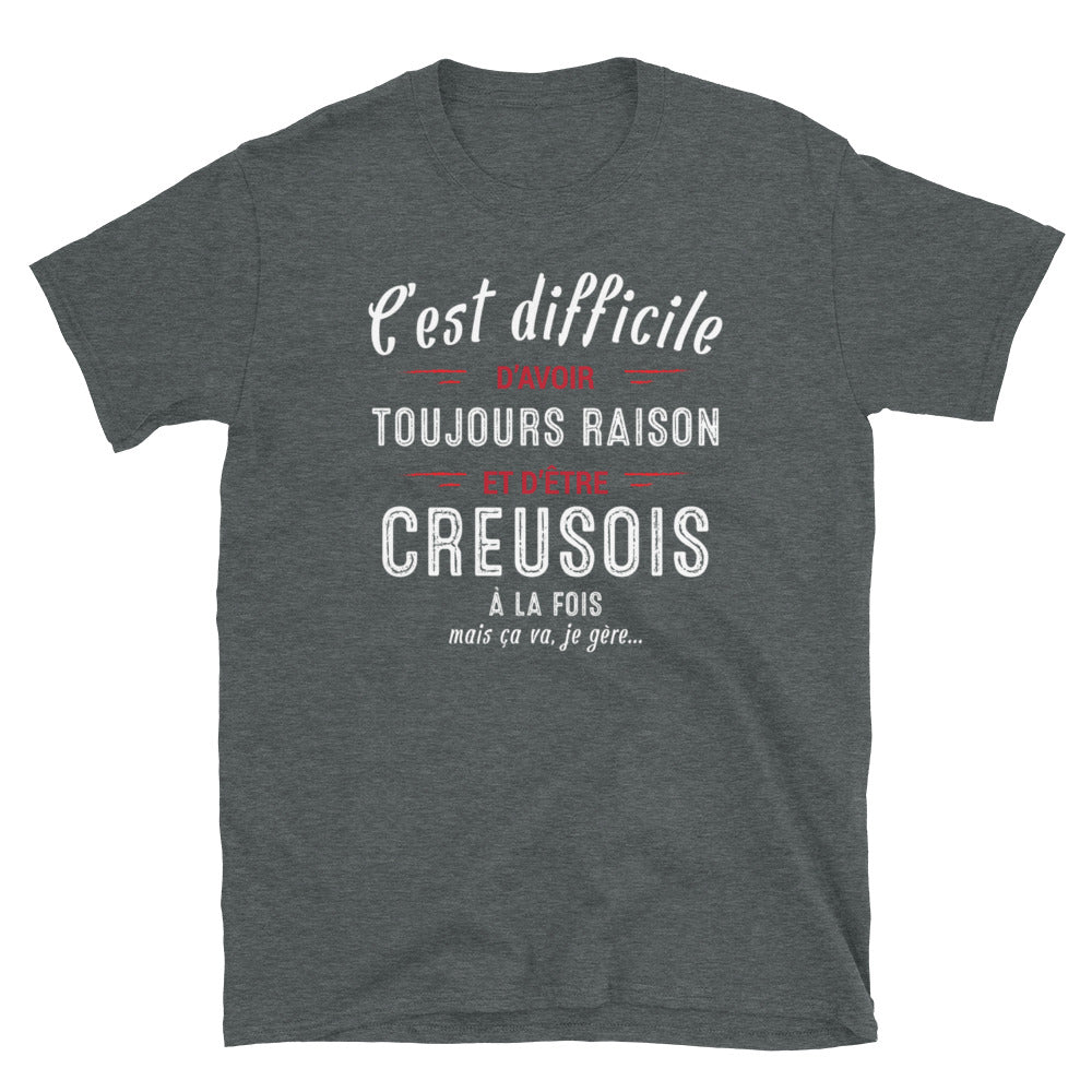 Creusois Raison - T-shirt Standard - Ici & Là - T-shirts & Souvenirs de chez toi