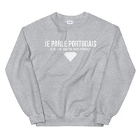 Thumbnail for Sweatshirt Portugal gris sport dos - Parle avec fierté