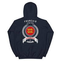 Thumbnail for Normand de coeur - Sweatshirt à capuche - Ici & Là - T-shirts & Souvenirs de chez toi