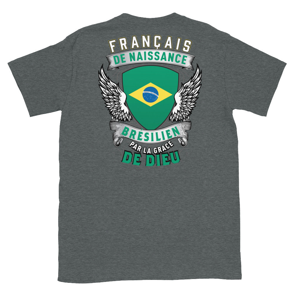T-shirt Belgique gris foncé - Français, Belge, Suisse, Canadien