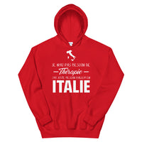 Thumbnail for Thérapie Italie - Sweatshirt à capuche - Ici & Là - T-shirts & Souvenirs de chez toi