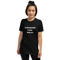 Thumbnail for T-shirt Aveyron noir dos - L'Aveyron c'Est mieux