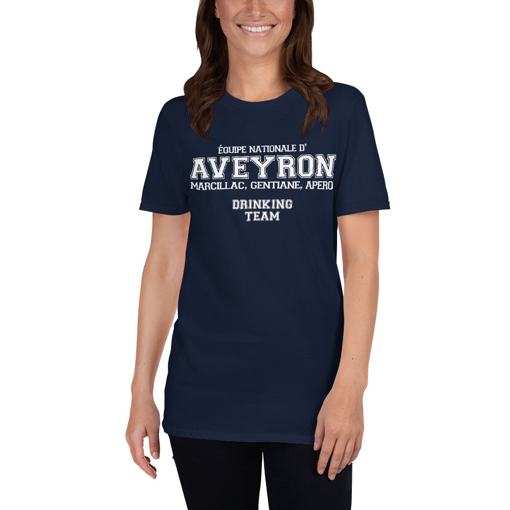 Aveyron - Drinking team - T-shirt Standard - Ici & Là - T-shirts & Souvenirs de chez toi