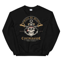 Thumbnail for Sweatshirt Béarn noir - Design pirate audacieux
