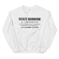 Thumbnail for Definition Patate mamanw - Guyanais - Sweatshirt - Ici & Là - T-shirts & Souvenirs de chez toi