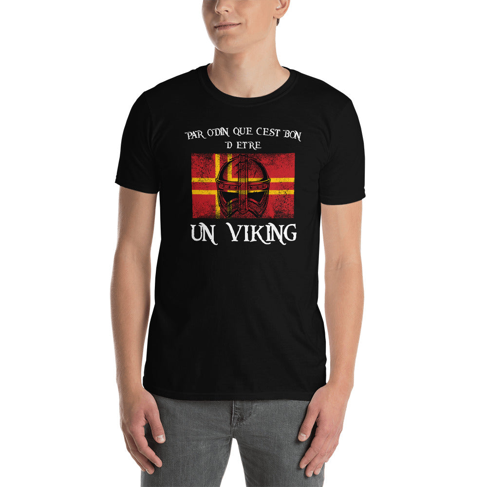 T-shirt Normandie marine - Que c'est bon d'être un Viking