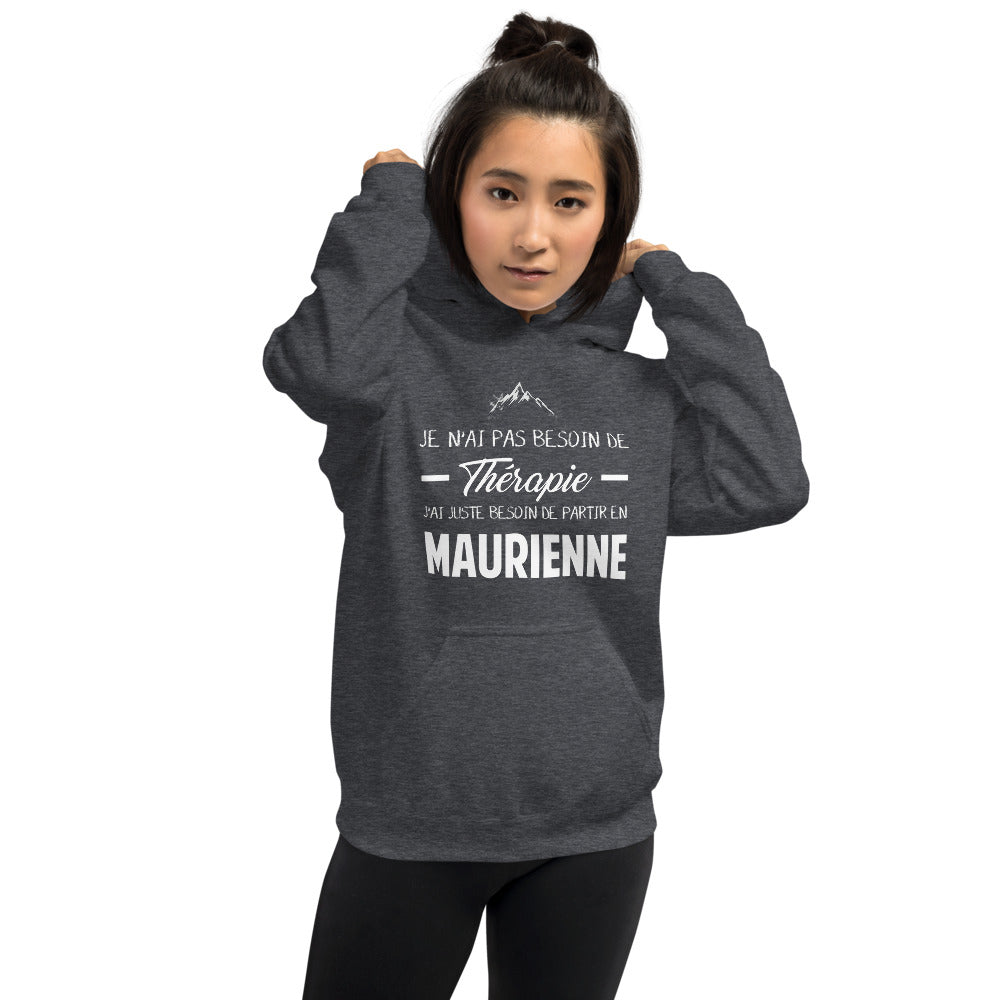 Thérapie Maurienne, Savoie - Sweatshirt à capuche - Ici & Là - T-shirts & Souvenirs de chez toi