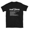 T-shirt Franche-Comté noir - Tu sais que tu es Franc-Comtois