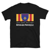T-shirt Provence noir - Drapeau ancien et moderne
