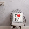 Coussin Tarn NY style - Accent de fierté locale