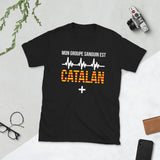 Mon groupe sanguin Catalan plus - T-shirt Standard - Ici & Là - T-shirts & Souvenirs de chez toi
