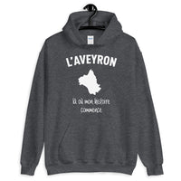 Thumbnail for Aveyron là où mon histoire commence - Sweatshirt à capuche - Ici & Là - T-shirts & Souvenirs de chez toi