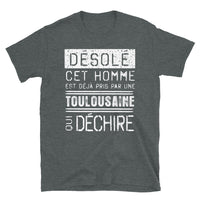 Thumbnail for T-shirt Toulouse gris foncé - Fierté d'une toulousaine