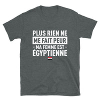 Thumbnail for T-shirt Égypte bleu marine - Plus rien ne me fait peur ma femme est