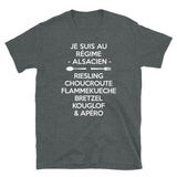 Régime Alsacien - T-shirts Unisexe Standard - Ici & Là - T-shirts & Souvenirs de chez toi