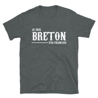 Thumbnail for T-shirt Bretagne bleu marine dos - Je suis Breton pas français