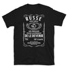 T-shirt Russie noir - Véritable whisky de chez toi