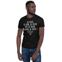 Thumbnail for T-shirt Moldave marine - Je fais ce que je veux mais ma femme est Moldave