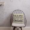 Coussin Creuse - Tire toi en Creuse, humour local