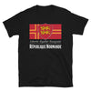 T-shirt Normandie gris chiné - Liberté, égalité, teurgoule