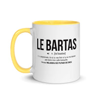 Thumbnail for Définition drôle La Bartas pour le café des Aveyronnais le matin  - Mug Tasse Couleurs intérieures - Ici & Là - T-shirts & Souvenirs de chez toi