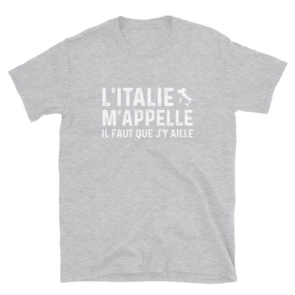 L'Italie m'appelle - boy friend cut T-shirt Standard - Ici & Là - T-shirts & Souvenirs de chez toi