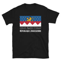 Thumbnail for T-shirt République Jurassienne gris chiné - Liberté Égalité Crémant