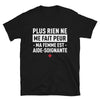 T-shirt Aide-soignante noir - Plus rien ne me fait peur