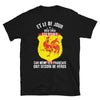 T-shirt Belgique noir - Et le 8e jour Dieu créa les