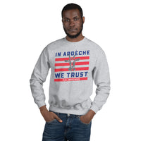 Thumbnail for Sweatshirt Ardèche blanc dos - In Ardèche we trust