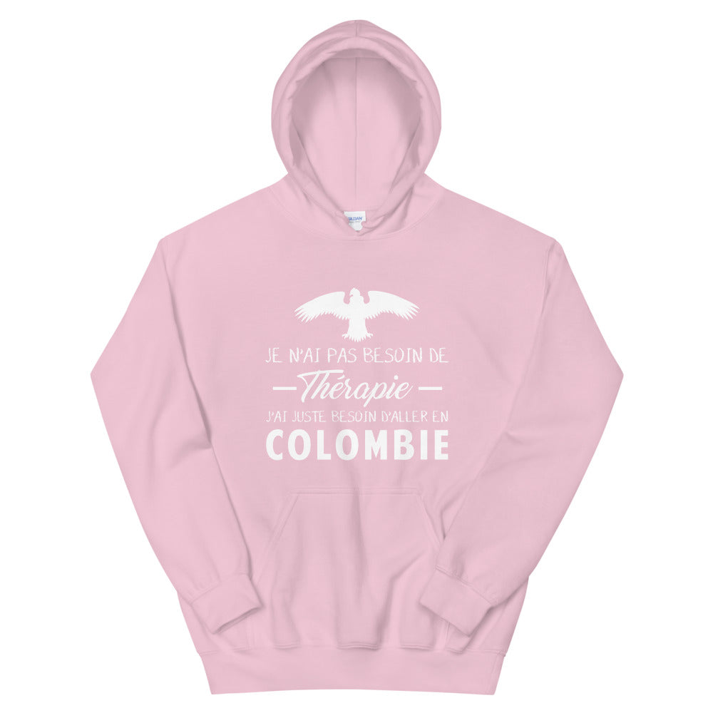 Sweatshirt Colombie noir dos - Pas besoin de thérapie