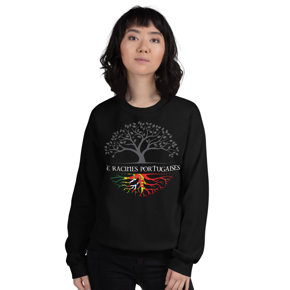 De racines portugaises arbre - Sweatshirt - Ici & Là - T-shirts & Souvenirs de chez toi