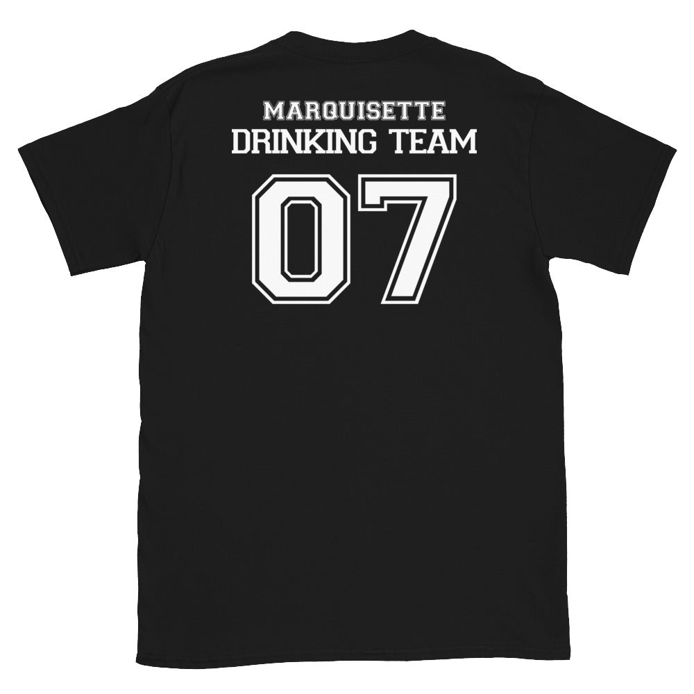 T-shirt Ardèche noir - Marquisette Drinking Team