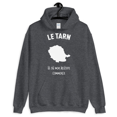 Le Tarn là où mon histoire commence - Sweatshirt à capuche - Ici & Là - T-shirts & Souvenirs de chez toi