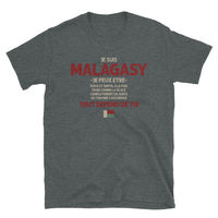 Thumbnail for T-shirt Madagascar gris foncé - Malagasy ça dépend de toi