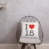 Coussin Cantal - I love Cantal 15 NY style