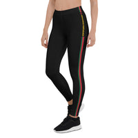 Thumbnail for Leggings Portugal - Fière Portugaise avec liseret coloré