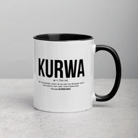 Thumbnail for Définition drôle Kurwa pour le café des Polonais le matin  - Mug Tasse Couleurs intérieures - Ici & Là - T-shirts & Souvenirs de chez toi