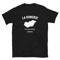 Thumbnail for T-shirt Hongrie noir - Mon histoire commence avec fierté