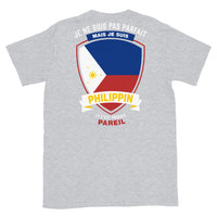 Thumbnail for T-shirt Philippines bleu marine dos - Je ne suis pas parfait mais.