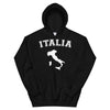 Sweatshirt Italie noir - Carte de l'Italie stylisée