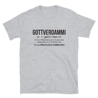 Thumbnail for T-shirt Alsace gris sport dos - Gottverdammi, un juron alsacien