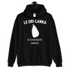 Sweatshirt Sri Lanka noir - Histoire de mon pays