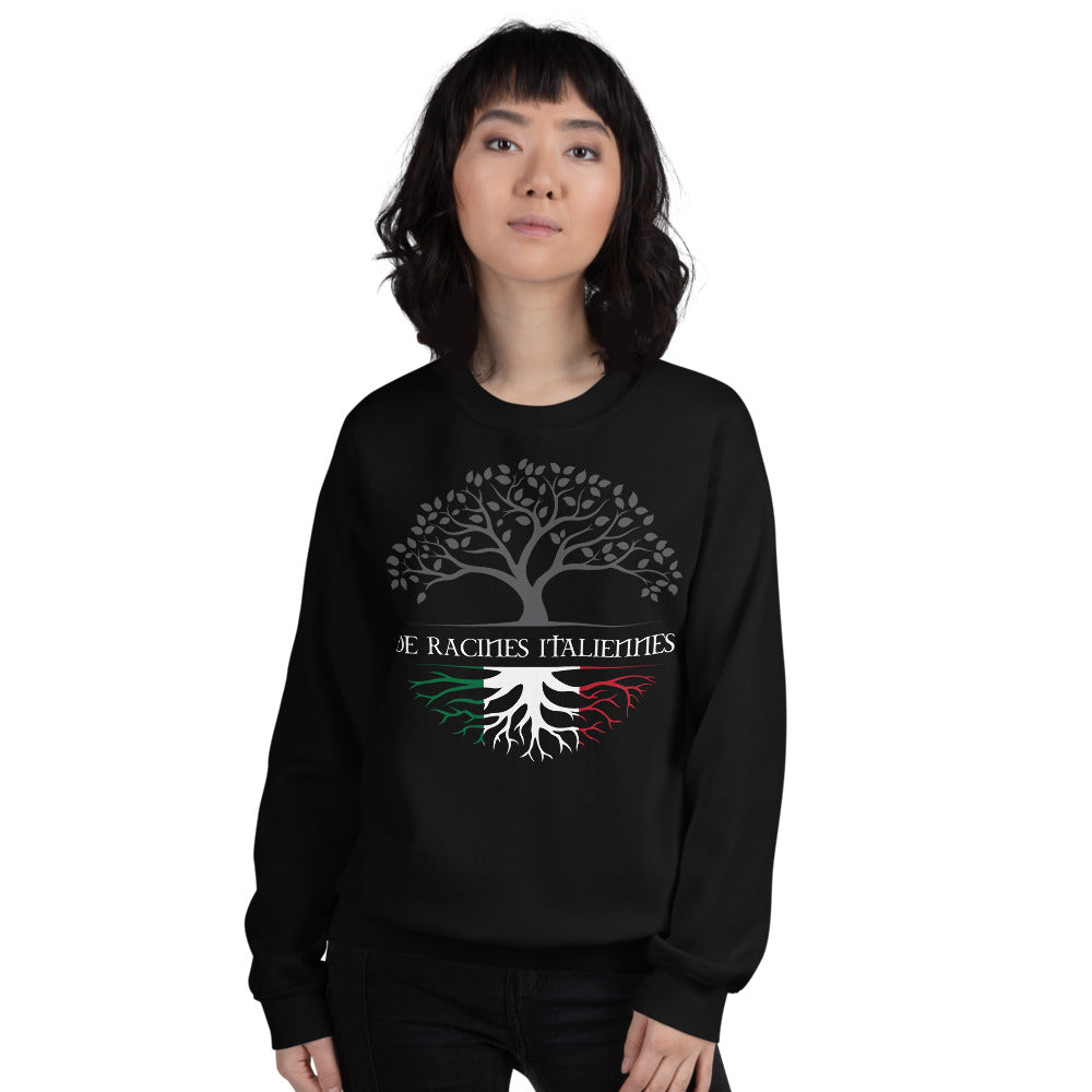 De racines italiennes arbre - Sweatshirt - Ici & Là - T-shirts & Souvenirs de chez toi