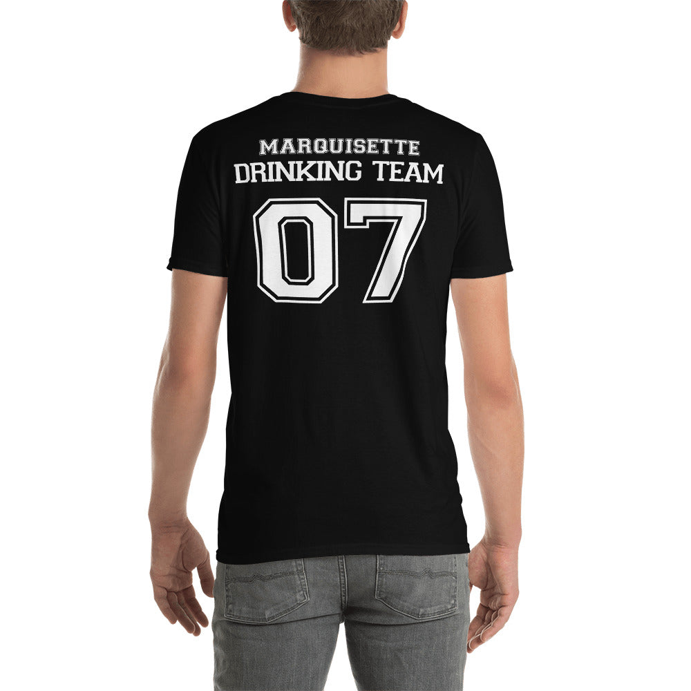 T-shirt Ardèche gris foncé chiné - Marquisette Drinking Team