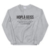 Sweatshirt Alsace blanc - Définition humoristique