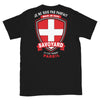T-shirt Savoie noir - Je ne suis pas parfait, je suis savoyard