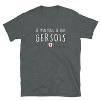 Thumbnail for T-shirt Gersois bleu marine dos - Je m'en fous je suis gersois